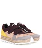 Stella Mccartney Macy Embroidered Sneakers
