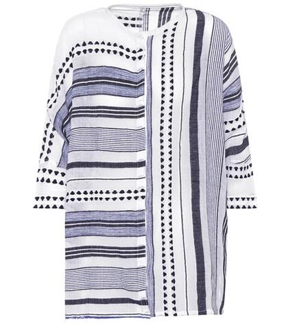 Lemlem Yeshi Snap Cotton-blend Shirt