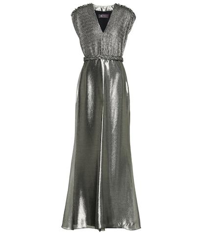 Max Mara Bacio Metallic Dress