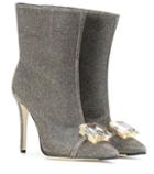 Gucci Metallic Ankle Boots