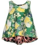 Roberto Cavalli Margot Brocade Top