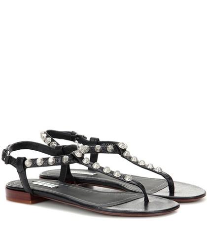 Alexander Mcqueen Classic Studded Leather Sandals