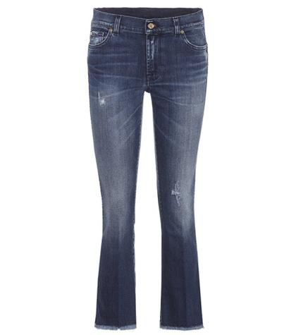 Helmut Lang Cropped Boot Flared Jeans
