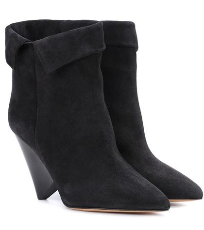 7 For All Mankind Luliana Suede Ankle Boots