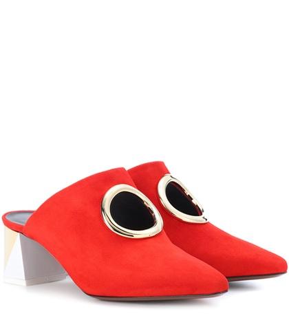 Francesco Russo Pleione Suede Mules