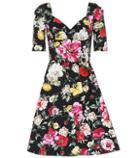 Dolce & Gabbana Floral-printed Cotton-blend Dress