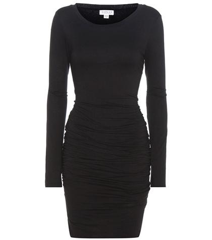 Velvet Yurel Ruched Cotton-blend Jersey Dress