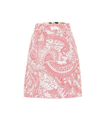 Dolce & Gabbana Metallic Jacquard Miniskirt