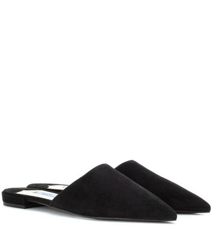 Stella Mccartney Suede Slippers