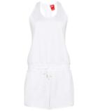 Prada Court Mesh And Jersey Playsuit