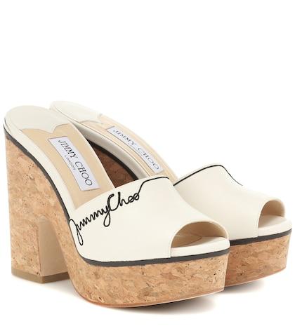Jimmy Choo Deedee 125 Leather Sandals