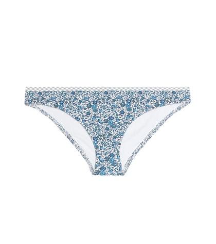 Karla Colletto Lapis Floral-printed Bikini Bottoms
