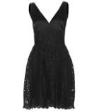 Miu Miu Sleeveless Satin And Lace Dress