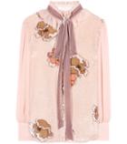 Valentino Devoré Blouse