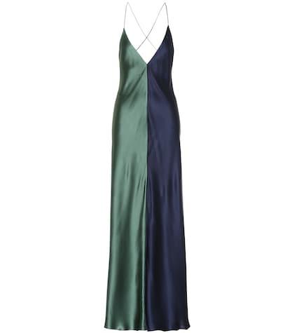 Lee Mathews Sierra Silk Maxi Dress