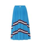 Valentino Lace Stripe Drawstring Skirt
