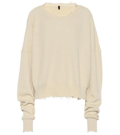 Lee Mathews Ribbed Cotton And Cashmere Sweater