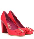 Salvatore Ferragamo Elinda 85 Leather Pumps