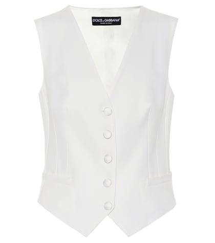 Dolce & Gabbana Wool And Silk Vest