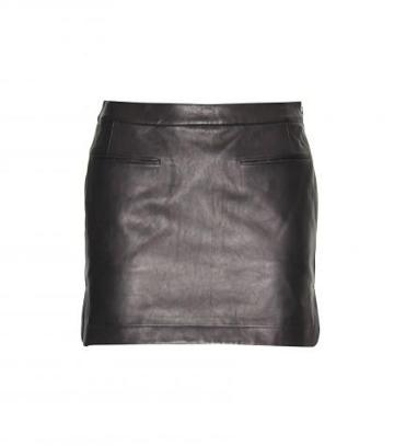 T By Alexander Wang Leather Miniskirt