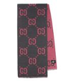 Gucci Wool And Silk Jacquard Scarf