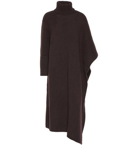 Christopher Kane Ribbed Cashmere Poncho