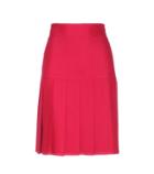Charlotte Olympia Pleated Silk And Wool Skirt