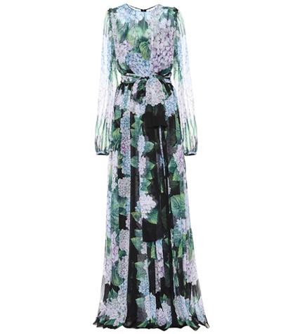 Etro Floral-printed Silk Gown