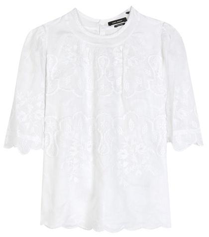 Isabel Marant Rumba Embroidered Top