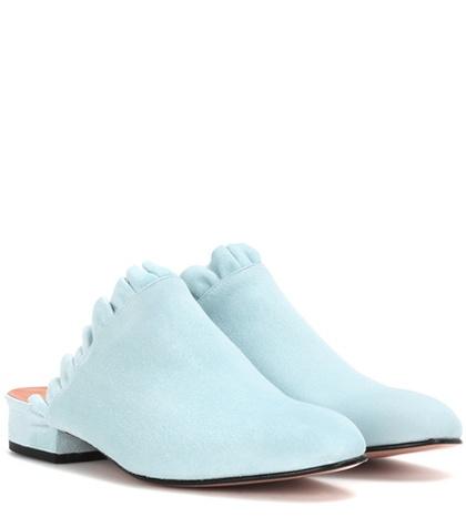 Vince Exclusive To Mytheresa.com Ebele Suede Mules