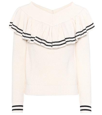 Tory Burch Wool And Cotton Sweater
