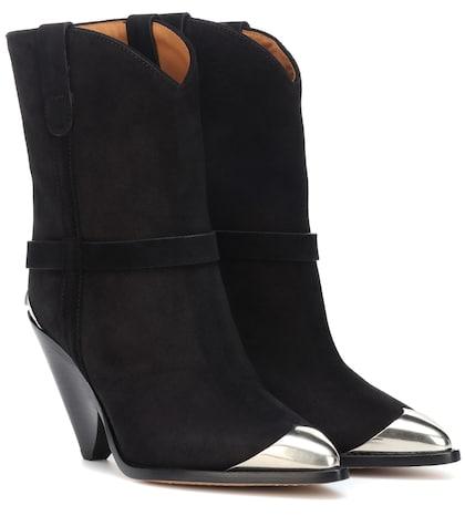 Isabel Marant Lamsy Suede Ankle Boots