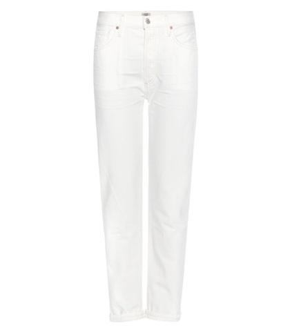 Roger Vivier Liya High-rise Cropped Jeans