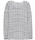 Miu Miu Curly Stripe Silk-blend Top