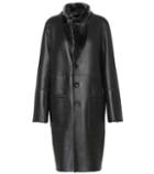 Salvatore Ferragamo Brittany Reversible Leather Coat