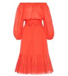 Vanessa Bruno Off-the-shoulder Cotton Dress