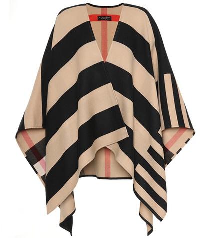 Burberry Striped Merino Wool Scarf