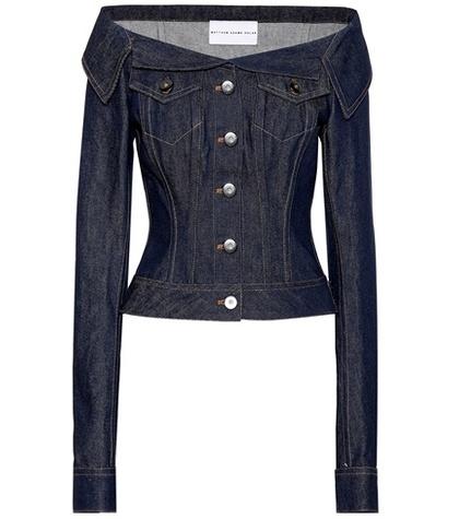 Dita Eyewear Off-the-shoulder Denim Jacket