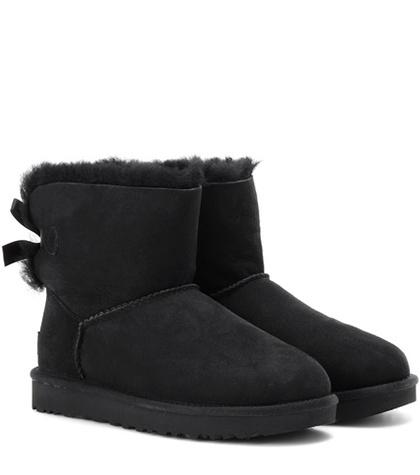 Ugg Australia Mini Bailey Bow Ii Suede Boots