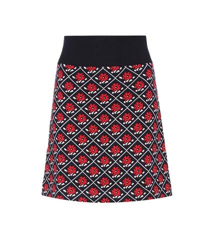 Jimmy Choo Knitted Wool Skirt