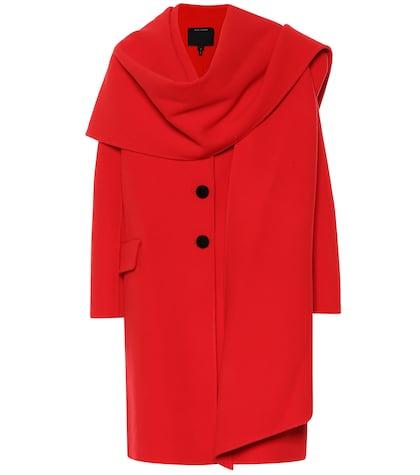 Rupert Sanderson Shawl-collar Wool-blend Coat
