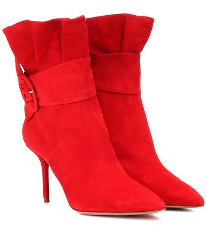 Gucci Palace 85 Suede Ankle Boots
