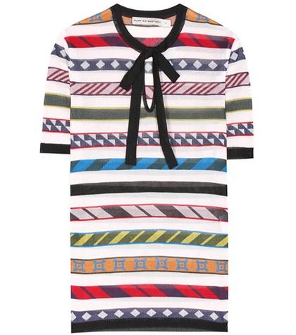 Mary Katrantzou Knitted Printed Top