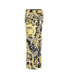 Versace Printed Jersey Maxi Skirt