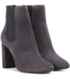 Tory Burch Loulou 95 Suede Chelsea Ankle Boots