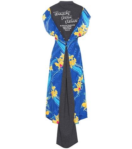 Vetements Silk And Wool Maxi Dress