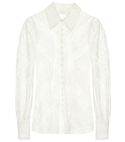 Zimmermann Veneto Lantern Lace Top