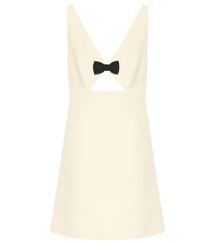 Miu Miu Wool And Silk Minidress