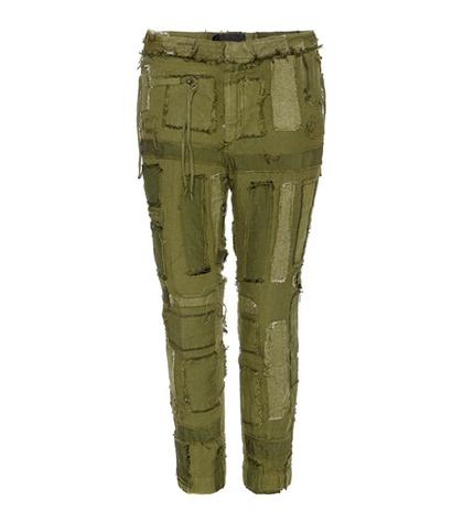 Haider Ackermann Cotton And Linen Trousers
