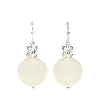 Simone Rocha Crystal And Faux Pearl Earrings